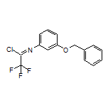 N-[3-(Benzyloxy)phenyl]-2,2,2-trifluoroacetimidoyl Chloride