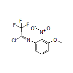 2,2,2-Trifluoro-N-(3-methoxy-2-nitrophenyl)acetimidoyl Chloride