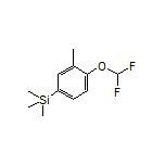 [4-(Difluoromethoxy)-3-methylphenyl]trimethylsilane