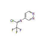 2,2,2-Trifluoro-N-(4-pyridazinyl)acetimidoyl Chloride