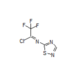 2,2,2-Trifluoro-N-(1,2,4-thiadiazol-5-yl)acetimidoyl Chloride