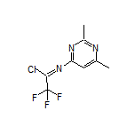 N-(2,6-Dimethyl-4-pyrimidinyl)-2,2,2-trifluoroacetimidoyl Chloride