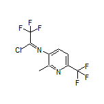 2,2,2-Trifluoro-N-[2-methyl-6-(trifluoromethyl)-3-pyridyl]acetimidoyl Chloride