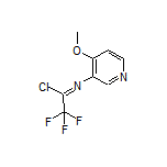 2,2,2-Trifluoro-N-(4-methoxy-3-pyridyl)acetimidoyl Chloride