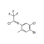 N-(4-Bromo-5-chloro-2-methylphenyl)-2,2,2-trifluoroacetimidoyl Chloride