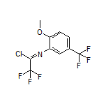 2,2,2-Trifluoro-N-[2-methoxy-5-(trifluoromethyl)phenyl]acetimidoyl Chloride