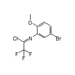 N-(5-Bromo-2-methoxyphenyl)-2,2,2-trifluoroacetimidoyl Chloride