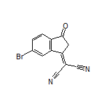 2-(6-Bromo-3-oxo-2,3-dihydro-1H-inden-1-ylidene)malononitrile