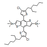 [4,8-Bis[4-chloro-5-(2-ethylhexyl)thiophen-2-yl]benzo[1,2-b:4,5-b’]dithiophene-2,6-diyl]bis(trimethylstannane)