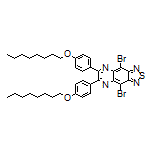 4,9-Dibromo-6,7-bis[4-(octyloxy)phenyl]-[1,2,5]thiadiazolo[3,4-g]quinoxaline