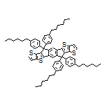6,6,12,12-Tetrakis(4-hexylphenyl)-6,12-dihydro-dithieno[2,3-d:2’,3’-d’]-s-indaceno[1,2-b:5,6-b’]dithiophene