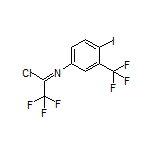 2,2,2-Trifluoro-N-[4-iodo-3-(trifluoromethyl)phenyl]acetimidoyl Chloride