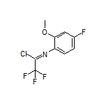 2,2,2-Trifluoro-N-(4-fluoro-2-methoxyphenyl)acetimidoyl Chloride