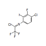 N-(4-Chloro-3-fluoro-2-iodophenyl)-2,2,2-trifluoroacetimidoyl Chloride