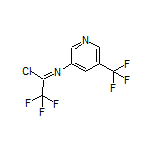 2,2,2-Trifluoro-N-[5-(trifluoromethyl)-3-pyridyl]acetimidoyl Chloride