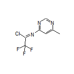 2,2,2-Trifluoro-N-(6-methyl-4-pyrimidinyl)acetimidoyl Chloride