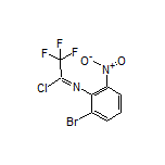 N-(2-Bromo-6-nitrophenyl)-2,2,2-trifluoroacetimidoyl Chloride