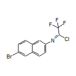 N-(6-Bromo-2-naphthyl)-2,2,2-trifluoroacetimidoyl Chloride