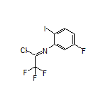 2,2,2-Trifluoro-N-(5-fluoro-2-iodophenyl)acetimidoyl Chloride
