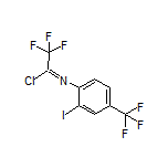 2,2,2-Trifluoro-N-[2-iodo-4-(trifluoromethyl)phenyl]acetimidoyl Chloride