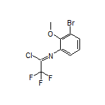 N-(3-Bromo-2-methoxyphenyl)-2,2,2-trifluoroacetimidoyl Chloride