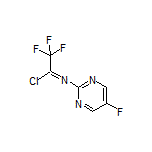 2,2,2-Trifluoro-N-(5-fluoro-2-pyrimidinyl)acetimidoyl Chloride