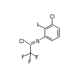 N-(3-Chloro-2-iodophenyl)-2,2,2-trifluoroacetimidoyl Chloride