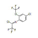 N-[4-Chloro-2-(trifluoromethoxy)phenyl]-2,2,2-trifluoroacetimidoyl chloride