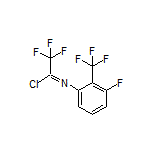 2,2,2-Trifluoro-N-[3-fluoro-2-(trifluoromethyl)phenyl]acetimidoyl Chloride