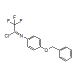 N-[4-(Benzyloxy)phenyl]-2,2,2-trifluoroacetimidoyl Chloride