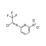 2,2,2-Trifluoro-N-(6-nitro-2-pyridyl)acetimidoyl Chloride