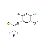N-(4-Chloro-2,5-dimethoxyphenyl)-2,2,2-trifluoroacetimidoyl Chloride