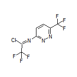 2,2,2-Trifluoro-N-[6-(trifluoromethyl)-3-pyridazinyl]acetimidoyl Chloride