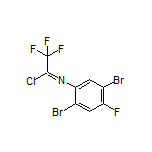 N-(2,5-Dibromo-4-fluorophenyl)-2,2,2-trifluoroacetimidoyl Chloride