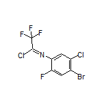 N-(4-Bromo-5-chloro-2-fluorophenyl)-2,2,2-trifluoroacetimidoyl Chloride
