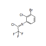 N-(3-Bromo-2-chlorophenyl)-2,2,2-trifluoroacetimidoyl Chloride