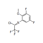 N-(3,5-Difluoro-2-methoxyphenyl)-2,2,2-trifluoroacetimidoyl Chloride