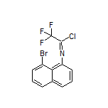 N-(8-Bromo-1-naphthyl)-2,2,2-trifluoroacetimidoyl Chloride