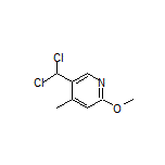 5-(Dichloromethyl)-2-methoxy-4-methylpyridine