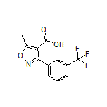 5-Methyl-3-[3-(trifluoromethyl)phenyl]isoxazole-4-carboxylic Acid