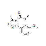 Methyl 3-(3-Methoxyphenyl)-5-methylisoxazole-4-carboxylate
