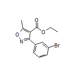 Ethyl 3-(3-Bromophenyl)-5-methylisoxazole-4-carboxylate
