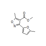 Methyl 5-Methyl-3-(5-methylfuran-2-yl)isoxazole-4-carboxylate