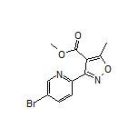 Methyl 3-(5-Bromo-2-pyridyl)-5-methylisoxazole-4-carboxylate