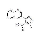 5-Methyl-3-(3-quinolyl)isoxazole-4-carboxylic Acid