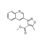 Methyl 5-Methyl-3-(3-quinolyl)isoxazole-4-carboxylate