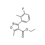 Ethyl 3-(3-Fluoro-2-methylphenyl)-5-methylisoxazole-4-carboxylate