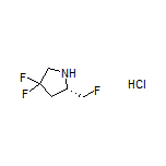 (S)-4,4-Difluoro-2-(fluoromethyl)pyrrolidine Hydrochloride