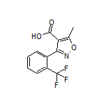 5-Methyl-3-[2-(trifluoromethyl)phenyl]isoxazole-4-carboxylic Acid