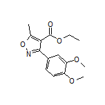 Ethyl 3-(3,4-Dimethoxyphenyl)-5-methylisoxazole-4-carboxylate